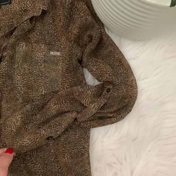 Guess leopard blouse - Picture 5 of 7